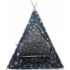 TIPI WIGWAM TEEPEE stan DETSKÝ DOMČEK 150cm (Aga4Kids Baby Teepee Stars tmavomodré)