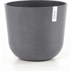 Ecopots Kvetináč so zásobníkom na vodu Oslo (sivý) - Ø 35 cm, výška 30,5 cm
