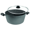 WARIMEX Hrniec STONELINE ø 32 cm, 10,6 l, sklenená pokrievka