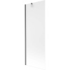 Mexen Next, 1-krídlová vaňová zástena 70 x 150 cm, 6mm sklo námraza, brúsená grafitová, 895-070-000-00-30-66