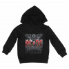 mikina s kapucňou METAL-KIDS AC-DC (Black Ice) Čierna