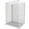 Mexen Kioto sprchová stena Walk-in 110 x 85 cm, priehľadná, zlatá - 800-110-212-50-00-085