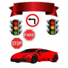 CUKROVÁ TLAČ jedlý obrázok na tortu Cukrová hmota LAMBORGHINI AUTO SADA 9