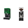 Gaggia New Classic EVO, green + Eureka Mignon XL, CR black