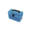 MTM Case-Gard Krabička na náboje MTM Case Gard, Rifer DeLuxe, transparentní modrá
