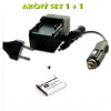Akčný set Li-50b nabíjačka + batéria pre Olympus