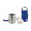 Nerezová termoska 1l s 2 miskami a obalom, Pro