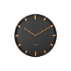 Karlsson 5942BK dizajnové nástenné hodiny 40 cm