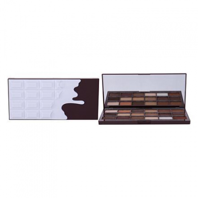 I Heart Revolution Chocolate Eyeshadow Palette paletka očních stínů v designu čokolády 18 g odstín Smores Chocolate