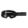 Cratoni MTB okuliare C-Dirttrack čierna lesk, sklo ciré