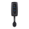 2x USB QC3.0 + USB-C zásuvka 12/24V, montáž na povrch