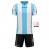 Givova Futbalový set Kit Catalano, svetlomodrá/ biela, veľkosť XL
