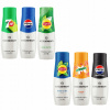 Sada 6x Sirup SodaStream do Sýtenej Vody 6 príchutí Pepsi Lipton 7UP