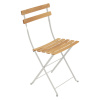 Fermob Skladacia stolička BISTRO NATURAL - Clay Grey