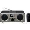 Lenco DAR-030 stolný rádio DAB+, FM Bluetooth funkcia alarmu čiernosivá; A004074