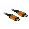 Delock HDMI prepojovací kábel Zástrčka HDMI-A 1.5 m čierna, zlatá 85728 trojžilový tienený, pozlátené kontakty, 8K UHD HDMI kábel; 85728