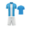 Pánsky futbalový set Givova Stripe, svetlomodrá/ biela Veľkosť: M
