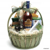 Darčekový kôš Metaxa – luxusný darček s gréckou brandy a delikatesami | Primapresent.sk
