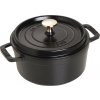 Staub Cocotte, Jedna panvica, Čierna, liatina, 1,7 L, 1 kusov, 18 cm
