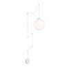 Nástenné svietidlo Ideal LUX BOA SP1 BIANCO 160863