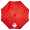 Dáždnik Nancy/ RE 62923 s LOGOM Farba dáždnik akciový: červený