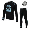 Detský fusnkční set s dlhým rukávom SENSOR Double Face Wild black 110