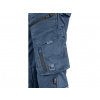 Nohavice CXS LEONIS, pánske, modré s čiernymi doplnkami, veľ. 62
