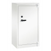 Protipožiarna skriňa s krídlovými dverami C+P Certos, 650 x 500 x 1226 mm, biela