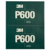 34339, P600, 3M Hookit Flexibilný brúsny list 270J, ručný, zelený, 140 mm x 171 mm, cena za balenie po 25 ks