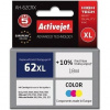 Atrament ActiveJet alternatívny HP 62XL C2P07 AH-62CRX Tricolor 18 ml