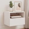 Nástěnné TV skříňky 2 ks bílé 40 x 30 x 30 cm kompozitní dřevo Bílá 836841