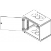 Triton 19' rozvádzač jednodielny 15U/600mm vylamovací otvor pre ventilátor RAL7035