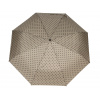 Dámský skládací deštník manuální velké puntíky Barvy: Olivově šedá