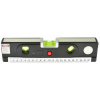 Laserová vodováha 245 mm, podsvietená, 3 libely, zvinovací meter 1,5 m, GEKO
