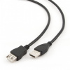 Kabel USB A-A 3m 2.0 prodlužovací HQ Black CCP-USB2-AMAF-10 Gembird