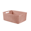Obdĺžnikový košík Jute Pink 36 x 28 x 15 cm CURVER