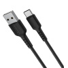 Kábel Borofone BX16 Easy - USB na typ C - 2A 1 meter čierny
