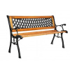 Záhradná lavica 125x53x73 cm (ZÁHRADNÁ LAVICA DREVENÁ )