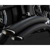 Čierny Vance & Hines výfuk SUPER RADIUS BLACK pre Harley-Davidson