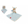 Teddies Somár zaspávač plyš modrý na karte v sáčku 25 cm