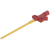 SKS Hirschmann KLEPS 2600 rt bezpečnostná krokosvorka konektor 4 mm CAT II červená; 972306101