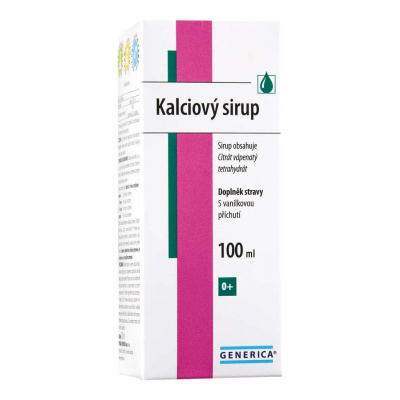 Generica Kalciový sirup 100 ml