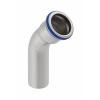 Geberit Jednoobjímkové koleno 45° d22 MAPRESS EDELSTAHL - 30704