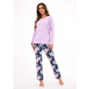 Klasické dámske pyžamo Cornette 145/462 Natalie XL svetlo fialová