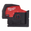 MILWAUKEE M12™ zelený kombinovaný krížový líniový-bodový laser - M12CLLP-0C bez akumulátora
