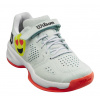 Wilson Kaos Emo K - opal blue/white/flery coral - Mätový, Tyrkysový