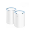 EUR Cudy M1200 2-PACK mesh wi-fi systém Dvojpásmový (2,4 GHz / 5 GHz) Wi-Fi 5 (802.11ac) Biely 1 interný