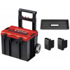 Einhell E-Case L with wheels, 4540014 plošinový vozík, plast, černá, červená, (d x š x v) 444 x 330 x 131 mm