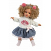 Llorens 53557 Elena – reálna bábika s mäkkým látkovým telom – 35 cm 8426265535576