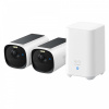 Eufy eufyCam E40 2-Cam Kit + HomeBase S280 Guľka (tvar) IP bezpečnostná kamera Vonkajší 2688 x 1520 px Múr (E8144321)